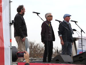 Acte del Consell per la República Catalana a Perpinyà amb el President Carles Puigdemont i els consellers Clara Ponsatí i Toni Comín