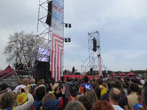 Acte del Consell per la República Catalana a Perpinyà amb el President Carles Puigdemont i els consellers Clara Ponsatí i Toni Comín