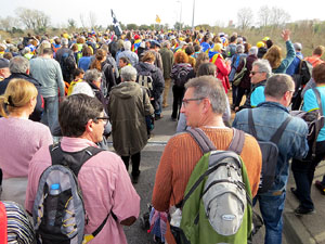 Acte del Consell per la República Catalana a Perpinyà amb el President Carles Puigdemont i els consellers Clara Ponsatí i Toni Comín