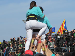 Acte del Consell per la República Catalana a Perpinyà amb el President Carles Puigdemont i els consellers Clara Ponsatí i Toni Comín