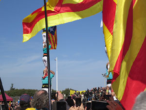 Acte del Consell per la República Catalana a Perpinyà amb el President Carles Puigdemont i els consellers Clara Ponsatí i Toni Comín