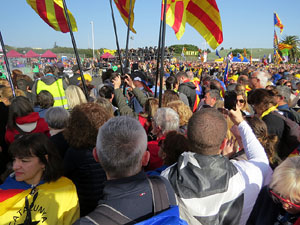 Acte del Consell per la República Catalana a Perpinyà amb el President Carles Puigdemont i els consellers Clara Ponsatí i Toni Comín
