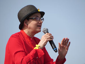 Acte del Consell per la República Catalana a Perpinyà amb el President Carles Puigdemont i els consellers Clara Ponsatí i Toni Comín