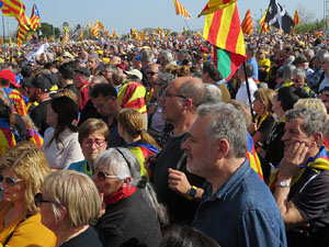 Acte del Consell per la República Catalana a Perpinyà amb el President Carles Puigdemont i els consellers Clara Ponsatí i Toni Comín