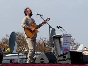 Acte del Consell per la República Catalana a Perpinyà amb el President Carles Puigdemont i els consellers Clara Ponsatí i Toni Comín