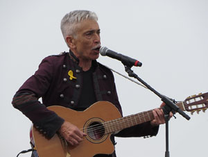 Acte del Consell per la República Catalana a Perpinyà amb el President Carles Puigdemont i els consellers Clara Ponsatí i Toni Comín