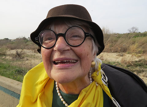 La dibuixant i ninotaire Pilar&iacute;n Bay&eacute;s a Perpiny&agrave;