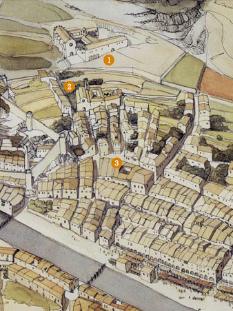 Girona a la primera meitat del segle XIV