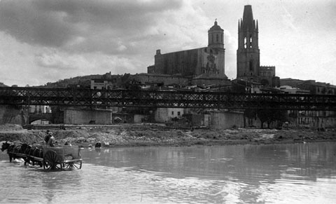 Pont de ferro del Ferrocarril. 1930-1940