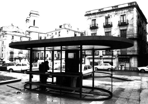 Quiosc de la plaça Catalunya. 1990