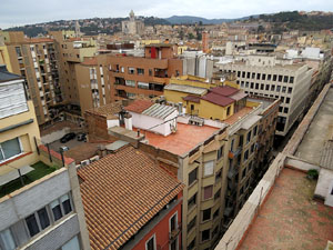 Teulades de Girona. Imatges de la ciutat des de l'al&ccedil;ada