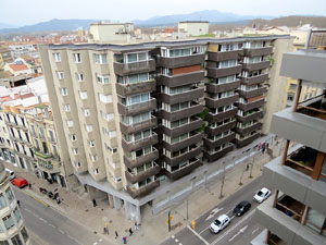 Teulades de Girona. Imatges de la ciutat des de l'al&ccedil;ada