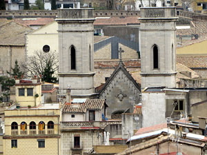 Teulades de Girona. Imatges de la ciutat des de l'al&ccedil;ada