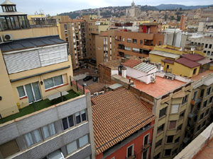 Teulades de Girona. Imatges de la ciutat des de l'al&ccedil;ada