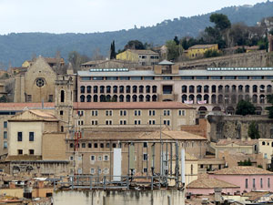 Teulades de Girona. Imatges de la ciutat des de l'al&ccedil;ada