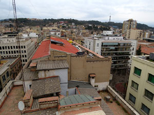 Teulades de Girona. Imatges de la ciutat des de l'al&ccedil;ada