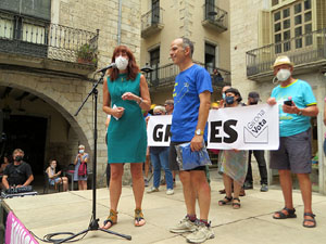 Travessa per la llibertat. Arribada de Jordi Turull a Girona