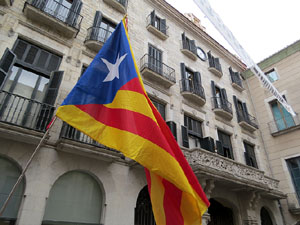 Travessa per la llibertat. Arribada de Jordi Turull a Girona