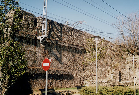 Fragment del baluard de Sant Pere. 2021