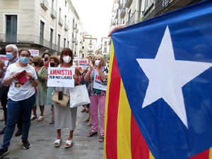Concentraci&oacute; a la pla&ccedil;a del Vi per la independ&egrave;ncia i la llibertat dels presos pol&iacute;tics