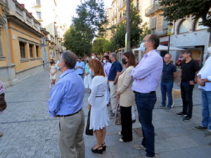 Diada Nacional 2021. Homenatge floral a Carles Rahola a la Rambla de la Llibertat