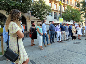 Diada Nacional 2021. Homenatge floral a Carles Rahola a la Rambla de la Llibertat