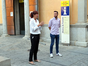 Diada Nacional 2021. Homenatge floral a Carles Rahola a la Rambla de la Llibertat