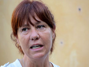 Diada Nacional 2021. Homenatge floral a Carles Rahola a la Rambla de la Llibertat