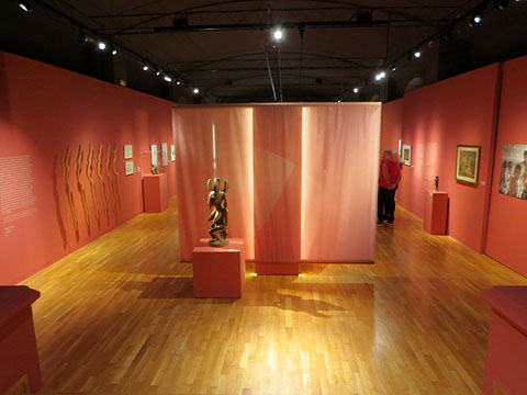 Detall d'un dels &agrave;mbits de l'exposici&oacute;