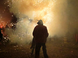 Fires de Sant Narcís 2021. Correfoc amb els Diables de l'Onyar