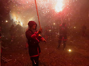 Fires de Sant Narcís 2021. Correfoc amb els Diables de l'Onyar