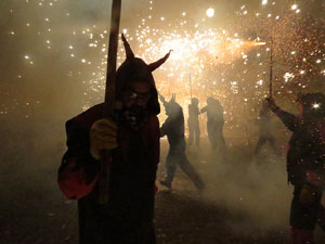 Fires de Sant Narcís 2021. Correfoc amb els Diables de l'Onyar