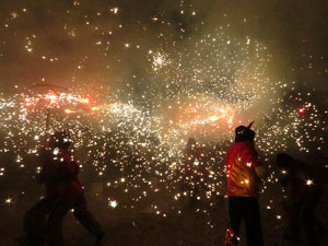 Fires de Sant Narcís 2021. Correfoc amb els Diables de l'Onyar
