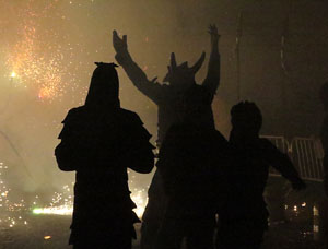 Fires de Sant Narcís 2021. Correfoc amb els Diables de l'Onyar