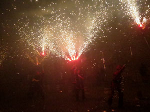 Fires de Sant Narcís 2021. Correfoc amb els Diables de l'Onyar