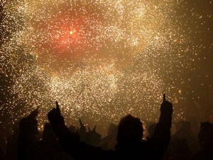 Fires de Sant Narcís 2021. Correfoc amb els Diables de l'Onyar