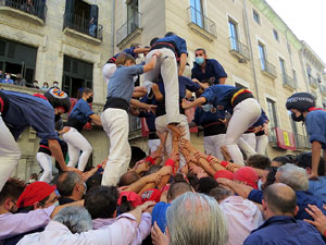 Fires de Sant Narcís 2021. Diada castellera amb Marrecs de salt, Minyons de Terrassa i Capgrossos de Mataró