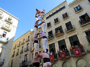 Fires de Sant Narcís 2021. Diada castellera amb Marrecs de salt, Minyons de Terrassa i Capgrossos de Mataró
