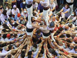 Fires de Sant Narcís 2021. Diada castellera amb Marrecs de salt, Minyons de Terrassa i Capgrossos de Mataró