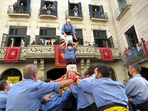 Fires de Sant Narcís 2021. Diada castellera amb Marrecs de salt, Minyons de Terrassa i Capgrossos de Mataró