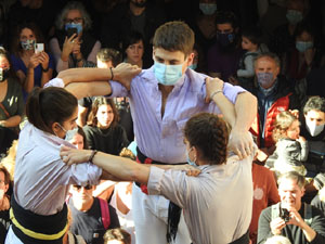 Fires de Sant Narc&iacute;s 2021. Diada castellera amb Marrecs de salt, Minyons de Terrassa i Capgrossos de Matar&oacute;