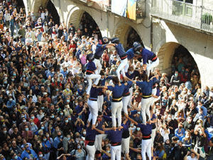 Fires de Sant Narc&iacute;s 2021. Diada castellera amb Marrecs de salt, Minyons de Terrassa i Capgrossos de Matar&oacute;