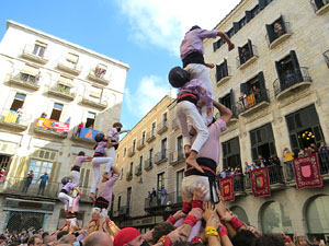 Fires de Sant Narcís 2021. Diada castellera amb Marrecs de salt, Minyons de Terrassa i Capgrossos de Mataró