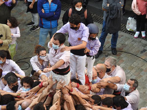 Fires de Sant Narcís 2021. Diada castellera amb Marrecs de salt, Minyons de Terrassa i Capgrossos de Mataró