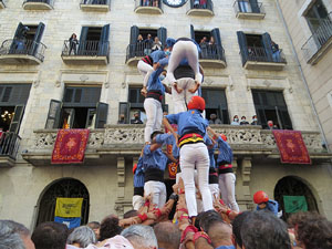 Fires de Sant Narcís 2021. Diada castellera amb Marrecs de salt, Minyons de Terrassa i Capgrossos de Mataró