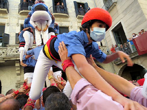 Fires de Sant Narcís 2021. Diada castellera amb Marrecs de salt, Minyons de Terrassa i Capgrossos de Mataró