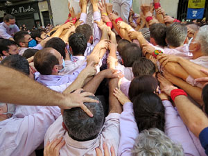 Fires de Sant Narcís 2021. Diada castellera amb Marrecs de salt, Minyons de Terrassa i Capgrossos de Mataró
