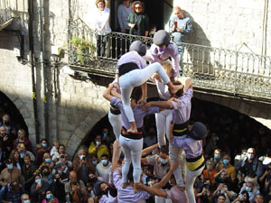 Fires de Sant Narcís 2021. Diada castellera amb Marrecs de salt, Minyons de Terrassa i Capgrossos de Mataró