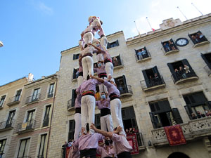 Fires de Sant Narcís 2021. Diada castellera amb Marrecs de salt, Minyons de Terrassa i Capgrossos de Mataró