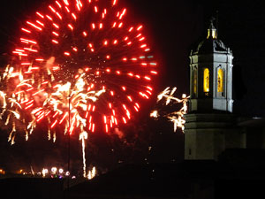Fires de Sant Narc&iacute;s 2021. El castell de focs